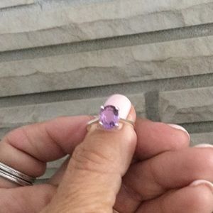 Genuine amethyst 925 sterling